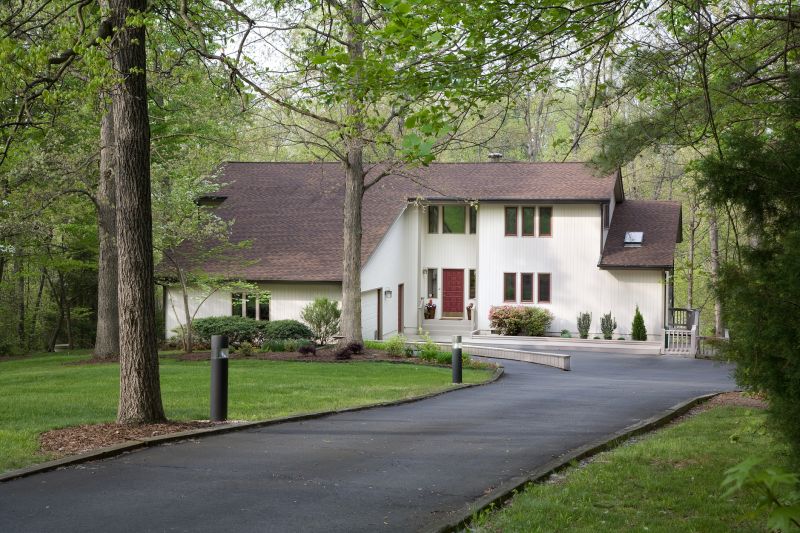 Asphalt Driveway with Clear Lines